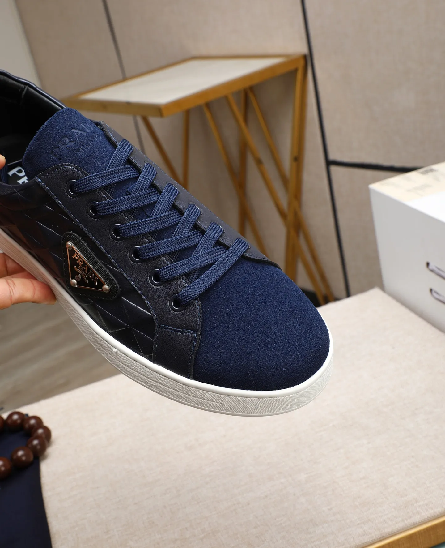 Men's men's shoes💰440🌹🌹[PRADA—Prada] latest model🙈original replica! 👟👟👟Available here. The workmanship is top-notch. The upper is made of Italian 🇮🇹Imported calfskin. ❗️Breathable genuine leather lining @Suitable for travel. The original version has an enlarged engraved sole, making it suitable for all kinds of travels, showing low-key luxury. Let quality speak for itself. Color: Size: 38-44
